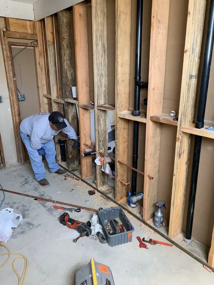 Commercial rough-in plumbing for Commercial Plumbing in Bloomsburg